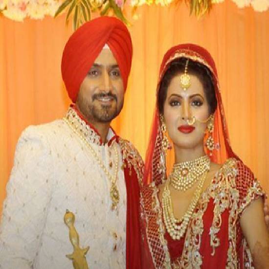 3 - Harbhajan Singh and Geeta Basra