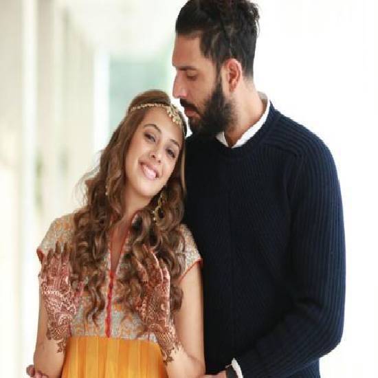 2 - Yuvraj Singh and Hazel Keech