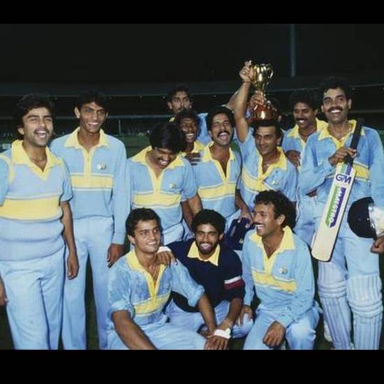 01. Indian Cricket Team Jersey 1985