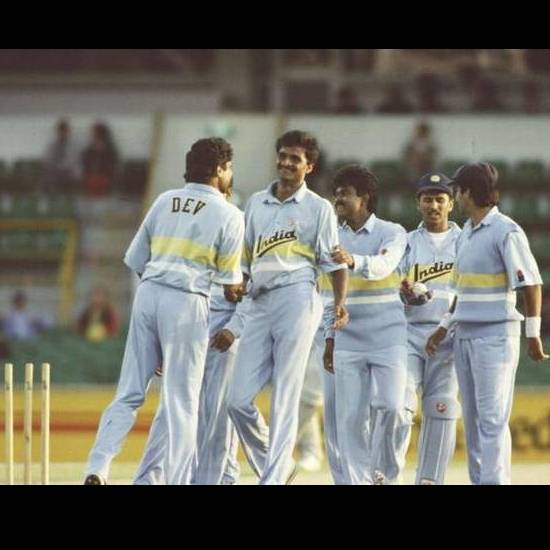02. Indian Cricket Team Jersey 1991