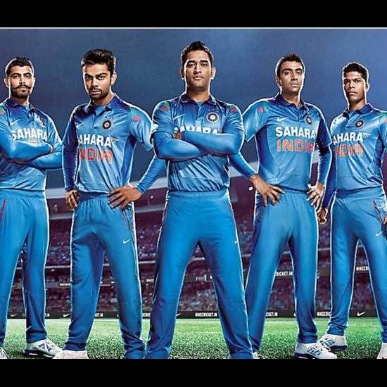 19. Indian Cricket Team Jersey 2013