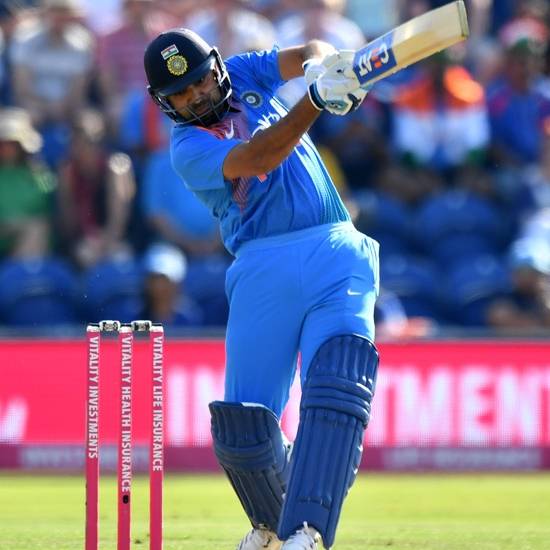 Rohit Sharma became the second batsman to score three T20I centuries.