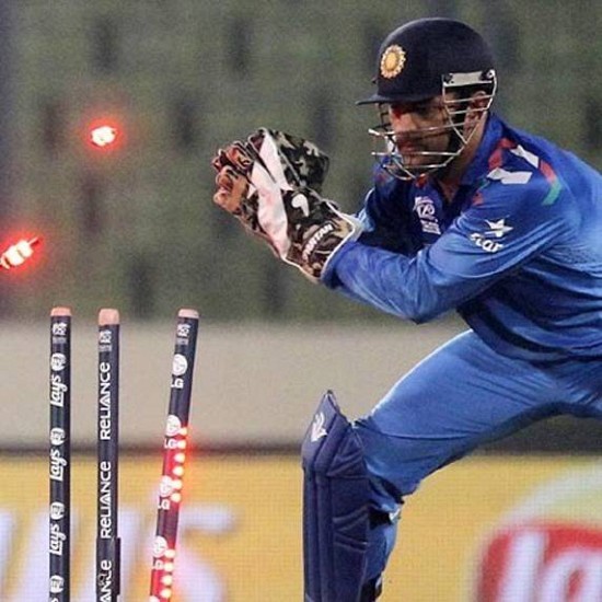 MS Dhoni needs to inflict two more stumpings to top the list of players with the most stumpings in the history of T20I cricket.