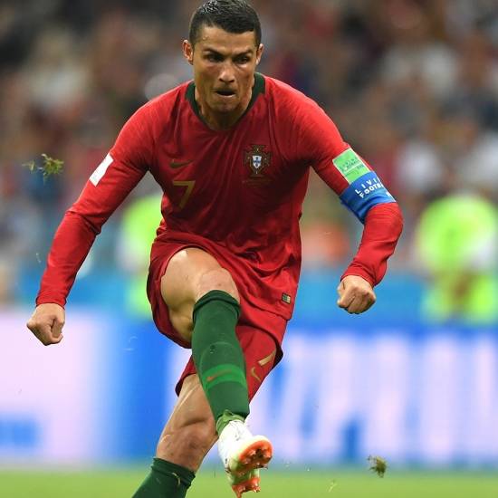 Ronaldo became the oldest ever player to score a World Cup hat-trick (33 years and 131 days).