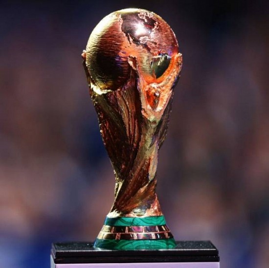 The FIFA World Cup Trophy highs 36.8 cms and weighs 6.1 kgs and it made of 18-carat gold.