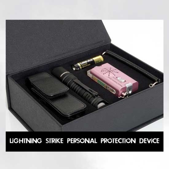 Lightning strike personal protection device