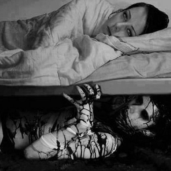 A ghost is under your bed