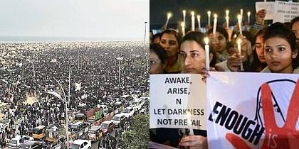Powerful Indian protests