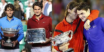 Roger Federer vs Rafael Nadal head-to-head in 8 Grand Slam finals