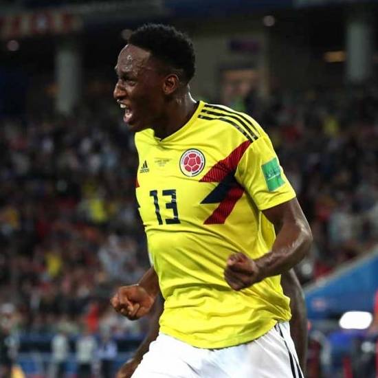 7. yerri mina - (Columbia) - 3 goals