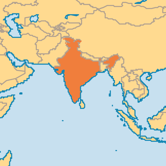 1. India