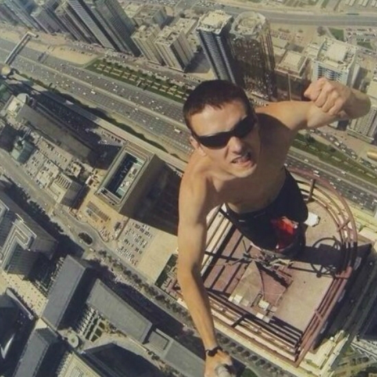 SELFIE FROM A TOWER TOP