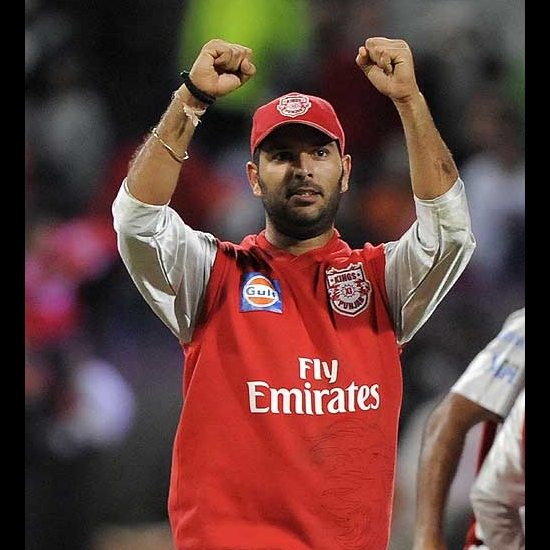 Yuvraj Singh - (Pune Warriors India) (Kings XI Punjab)