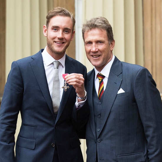 Chris Broad and Stuart Broad