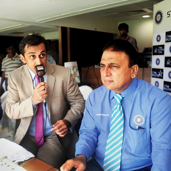 Sunil Gavaskar and Rohan Gavaskar