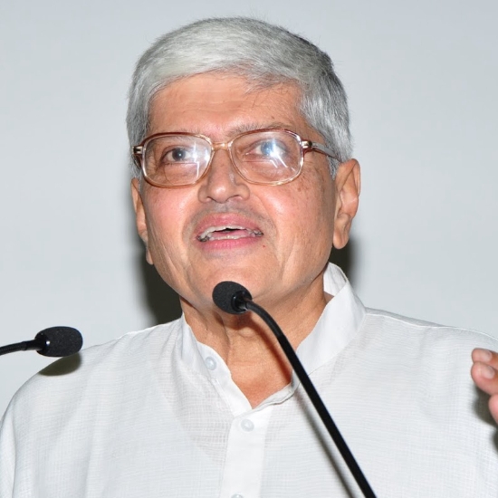 Former Governor of West Bengal Gopal Krishna Gandhi