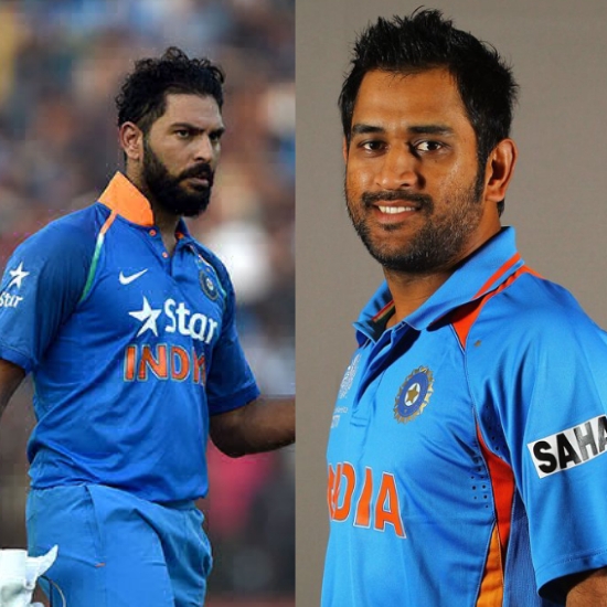 Yuvraj Singh and MS Dhoni