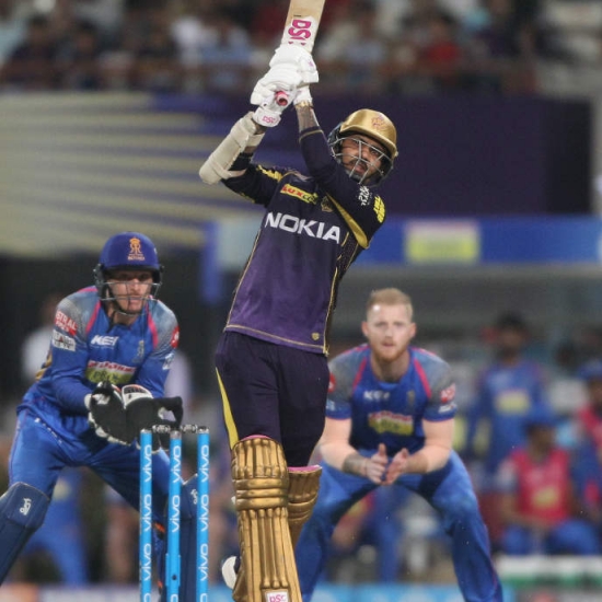 Sunil Narine smashed 21 runs off Krishnappa Gowtham against the Rajasthan Royals to become the joint-most runs in the first over of an IPL inning.