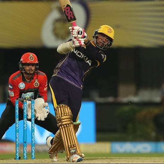 Sunil Narine became the first cricketer to score two IPL half-centuries off 17 balls or less.