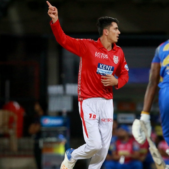 KXIP's Mujeeb Ur Rahman also became the youngest wicket-taker in the IPL in the process.