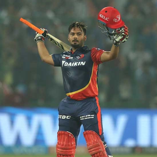 Delhi Daredevils' Rishabh Pant scored the highest individual score by an Indian in the IPL when he smashed an unbeaten 128 against the Sunrisers Hyderabad.