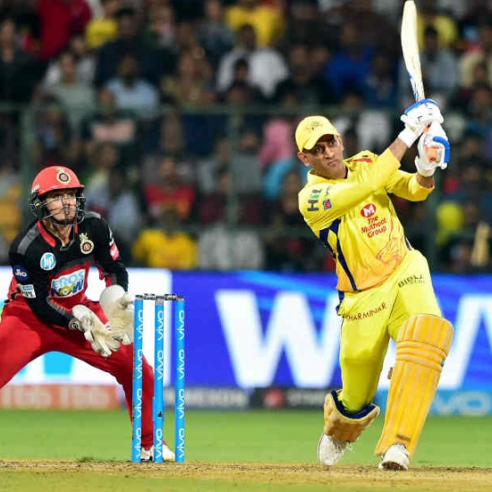 The record for the most number of sixes in a single IPL match was broken during the match between CSK and RCB at the Chinnaswamy stadium. A record number of 33 sixes were hit during the match.