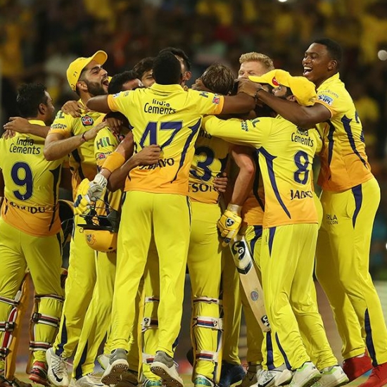 CSK's victory means that this is the sixth time that a team that has finished second in the IPL points table has won the IPL.