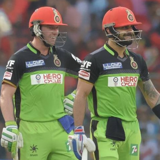 Virat Kohli and AB De Villiers