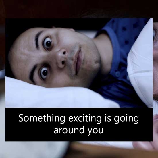 Something exciting is going around you