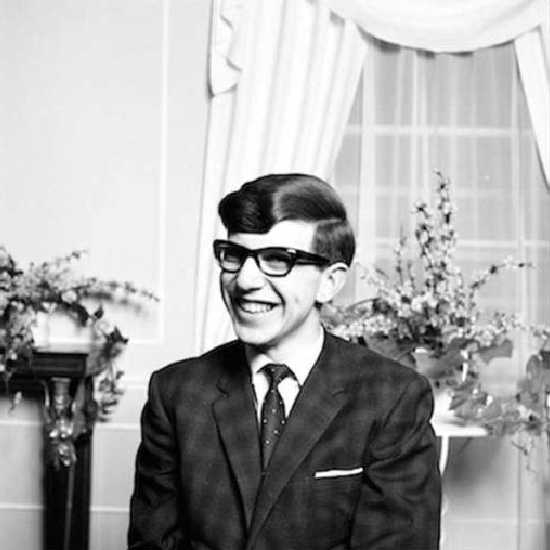 Dashing Stephen Hawking at the age of 21 