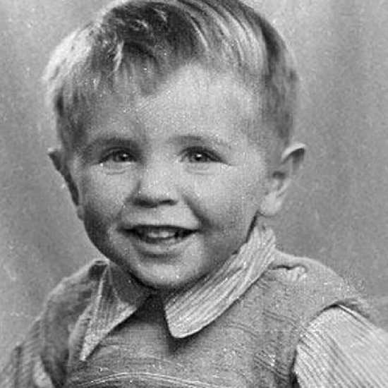 Hawking at a tender age of three