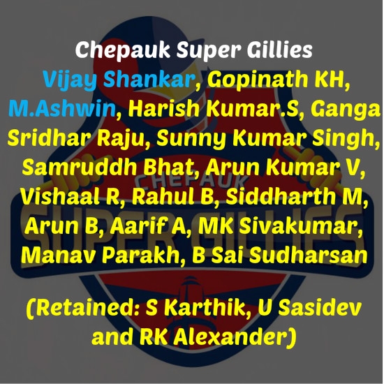 Chepauk Super Gillies
