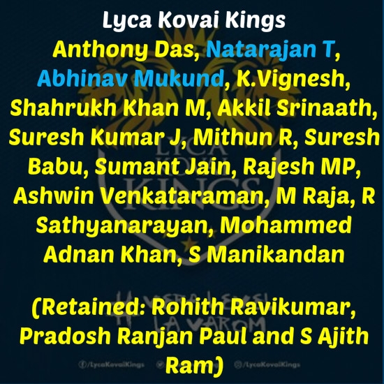 Lyca Kovai Kings