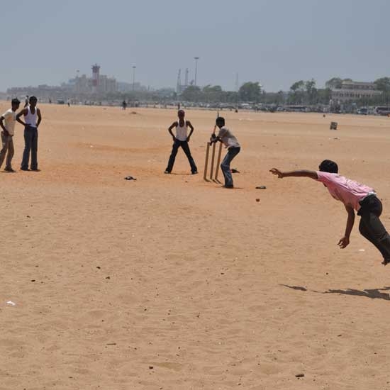 Friends playing sports