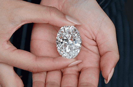 102 carat oval diamond by sothebys online auction hong kong
