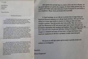 Infosys Employees send Anonymous letter against CEO for "Unethical Practices"