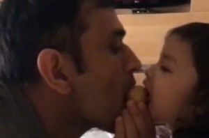 Dhoni's new Instagram post with his daughter goes viral