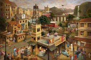 Challenge: Can you spot the 40 Indian Ads in this painting?