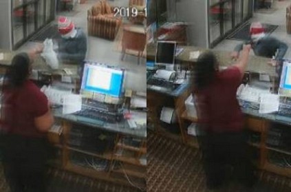 Kentucky hotel man steals, leaves gun for cash, hilarious video