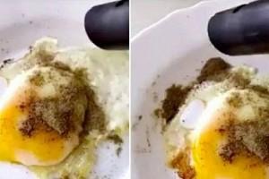 Video: Man Uses Vacuum Cleaner To Remove Extra Pepper From Poached Egg; Unexpected Ending Shocks Netizens! 