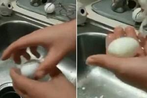 Video Viral: Peel An Egg In 10 Seconds With New Trick; 3 Million Views Already!