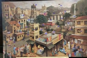 Challenge: Can you spot the 40 Indian Ads in this painting?