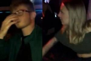 Woman at Bar Freaks out Stranger with her Super Bendy Arms! Watch Video!