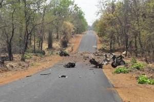 Maoist attack! 15 policemen and driver killed