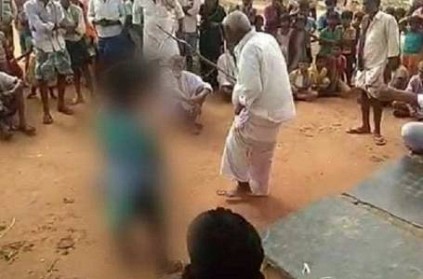 VIRAL VIDE0: 17-year-old Andhra Girl Thrashed by Village Elder