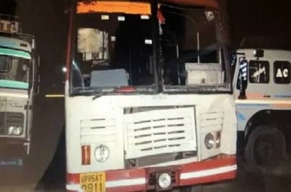 6 migrants workers run over by up government bus, 2 injured