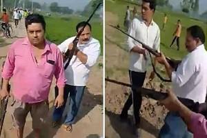 A Political Party Leader and His Son Shot Dead; Crime Caught in Camera!