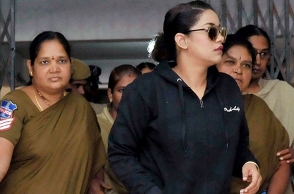 Actress Mumaith Khan appears before SIT