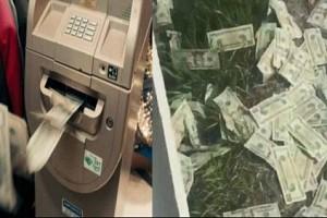 It was Raining Money; Woman Startled at ATM Booth!