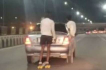 Boy Skates On Road While Clinging To Back Of A Car: Watch Video